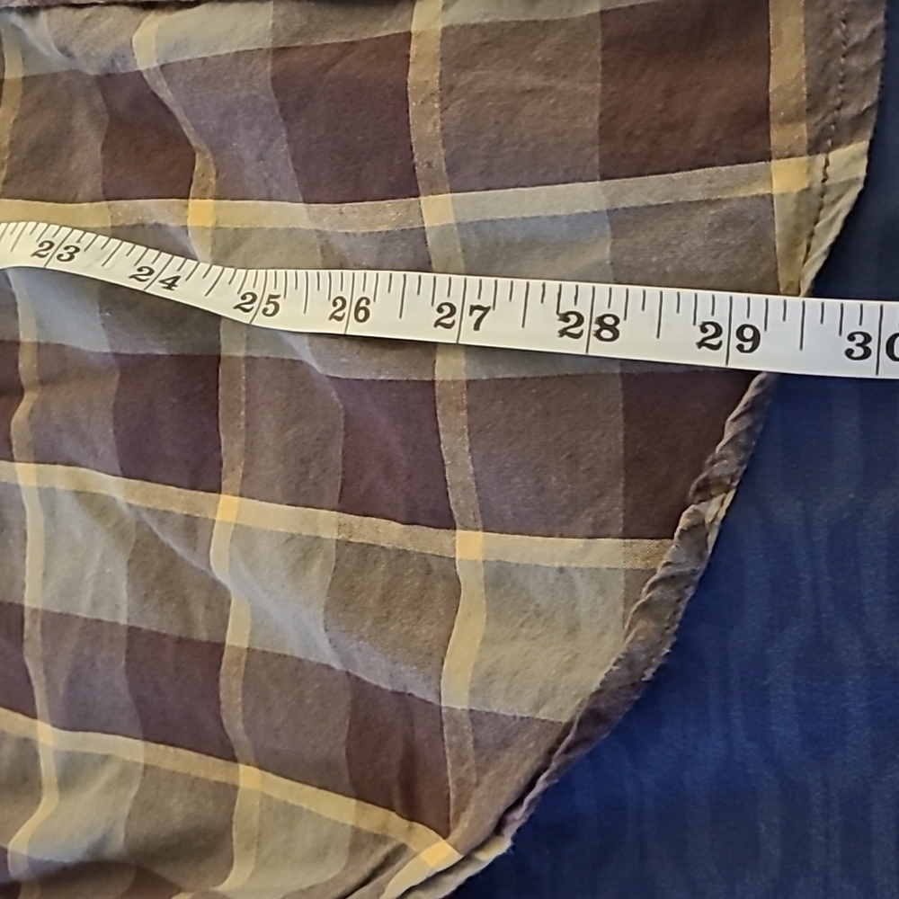 Arizona Men's Plaid Long Sleeve Shirt sz M - Picture 5 of 6